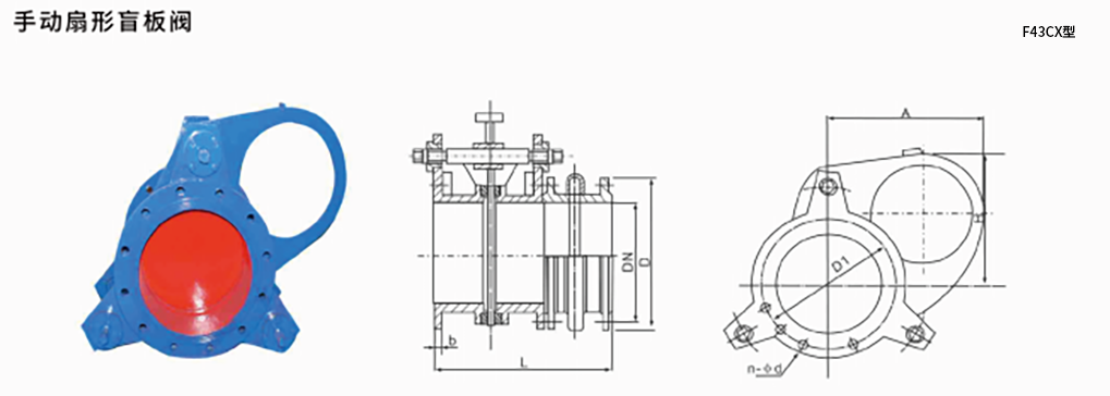 手动扇形盲板阀